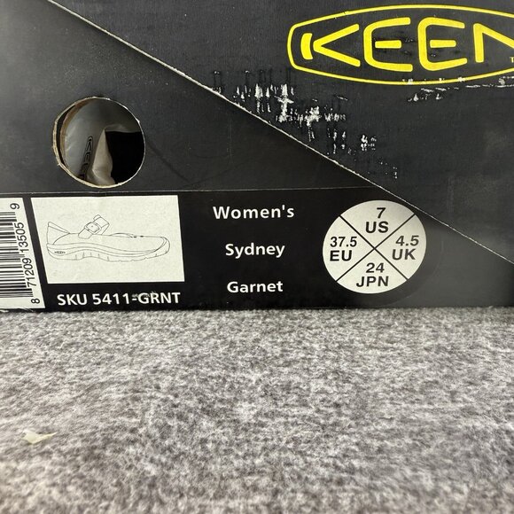 ✅Keen Sydney 5411 Red Leather Mary Jane Comfort Shoes Women's 7 *DISCOLORED NIB - Picture 4 of 13